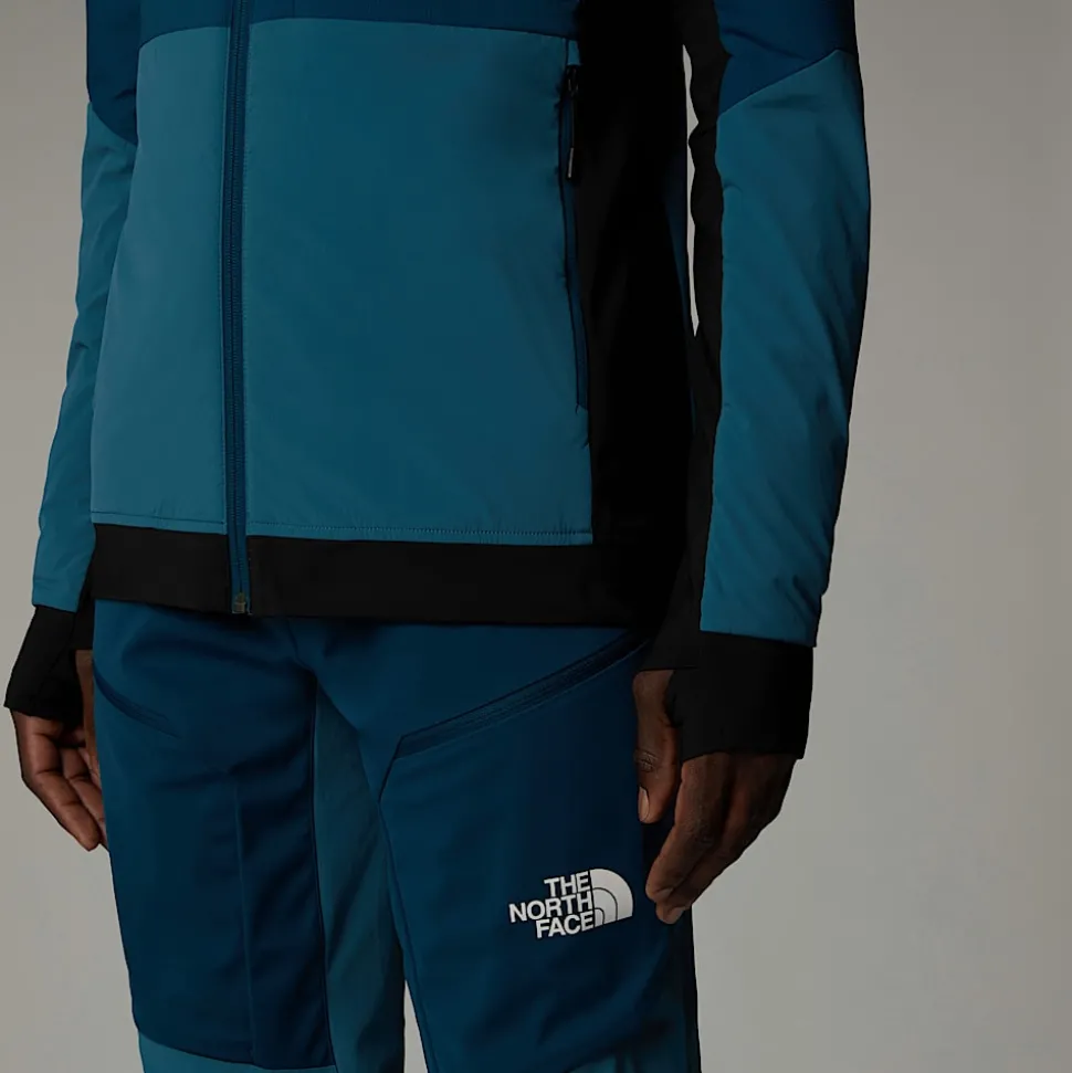 Cheap The North Face Binntal Hybrid Ventrix™ Jakke Med Hætte Til Herrer Mallard Blue-Midnight Petrol-TNF Black