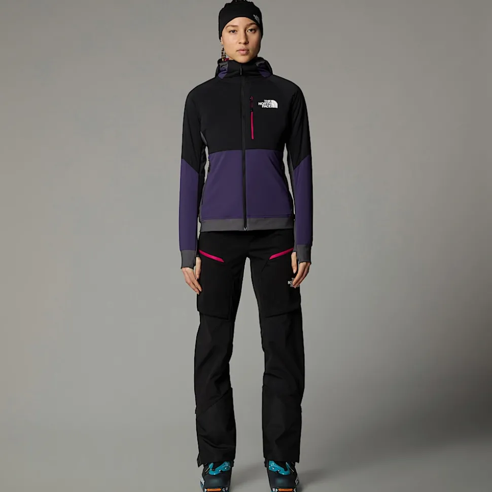 Discount The North Face Binntal Hybrid Ventrix™ Jakke Med Hætte Til Damer Eternal Purple-TNF Black-Anthracite Grey