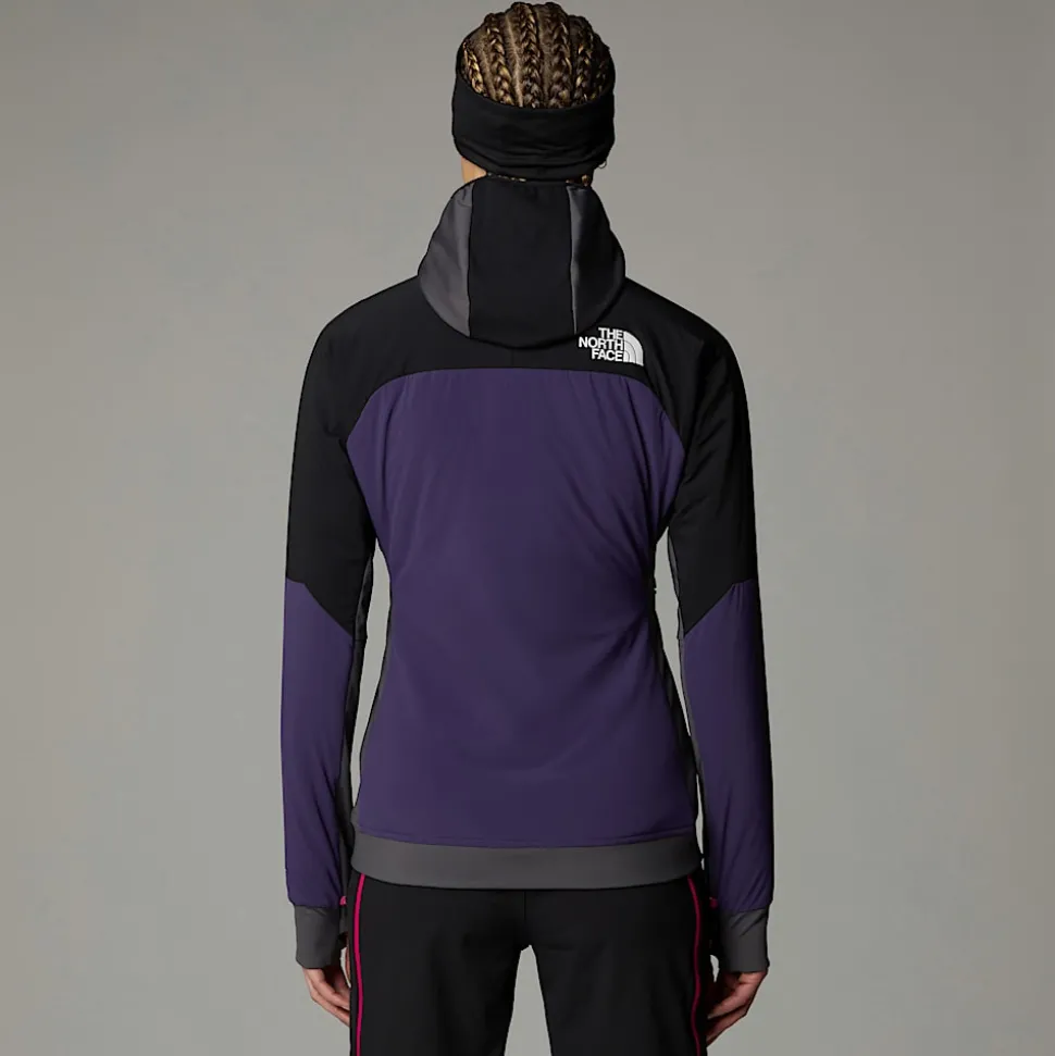 Discount The North Face Binntal Hybrid Ventrix™ Jakke Med Hætte Til Damer Eternal Purple-TNF Black-Anthracite Grey