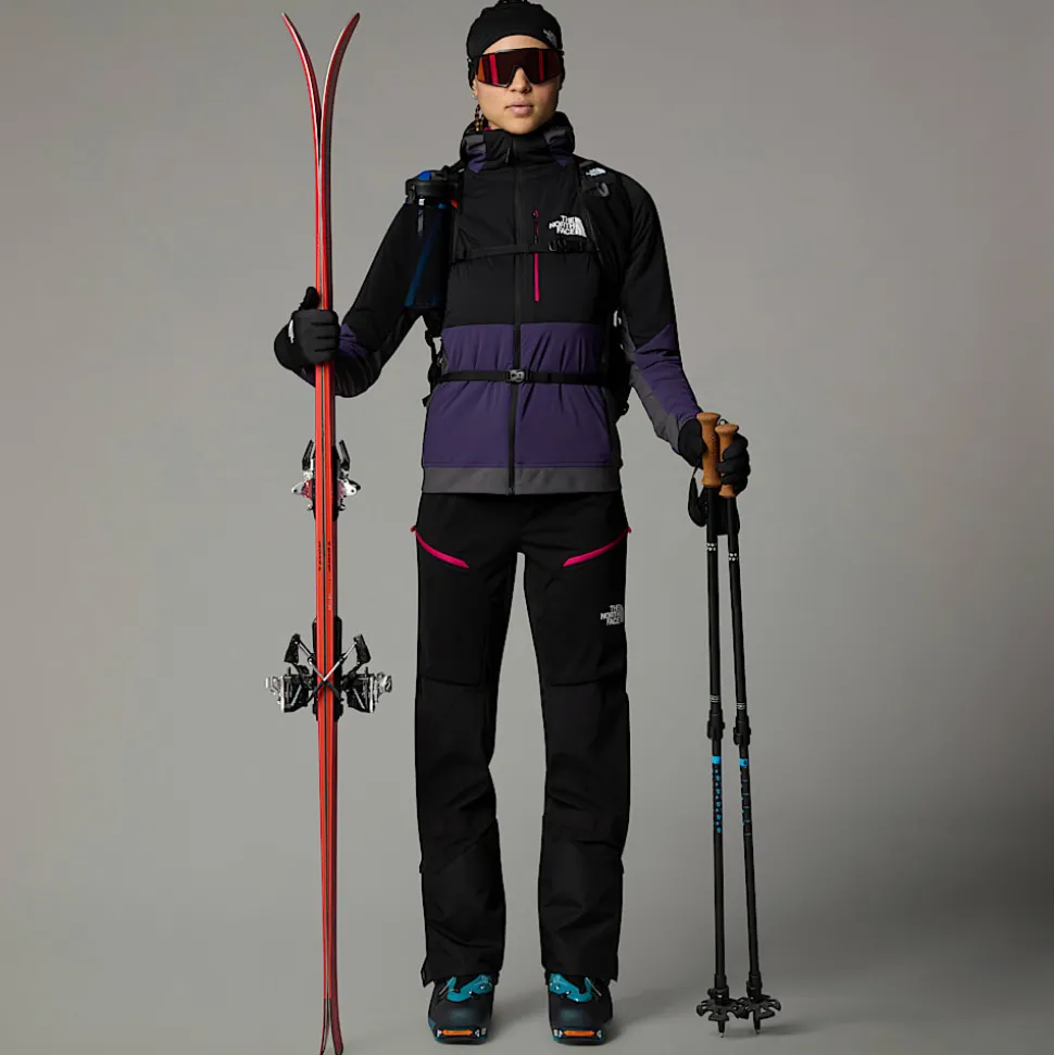 Discount The North Face Binntal Hybrid Ventrix™ Jakke Med Hætte Til Damer Eternal Purple-TNF Black-Anthracite Grey