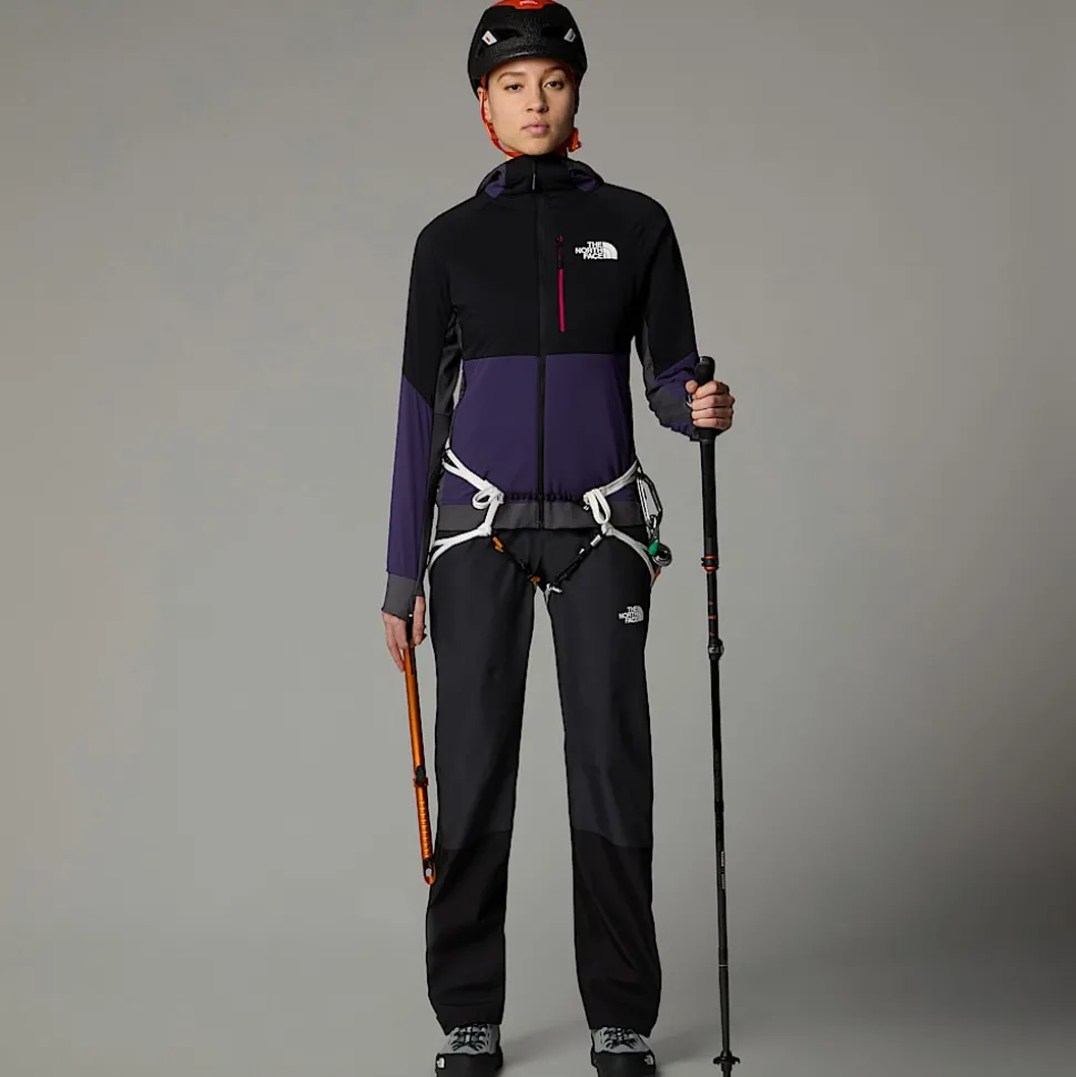 Discount The North Face Binntal Hybrid Ventrix™ Jakke Med Hætte Til Damer Eternal Purple-TNF Black-Anthracite Grey