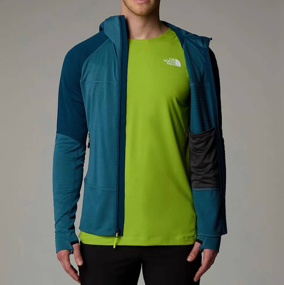 Sale The North Face Bolt Polartec® Jakke Med Hætte Til Herrer Mallard Blue-Midnight Petrol