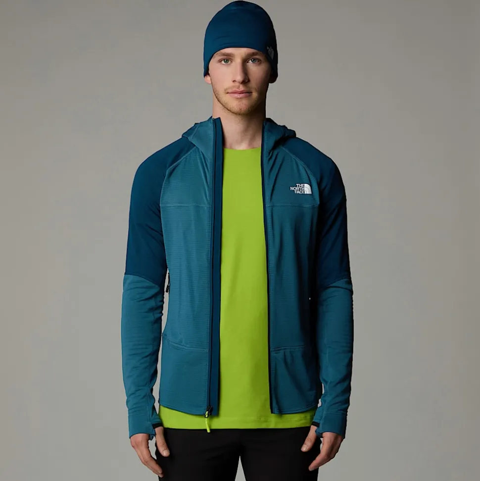 Sale The North Face Bolt Polartec® Jakke Med Hætte Til Herrer Mallard Blue-Midnight Petrol