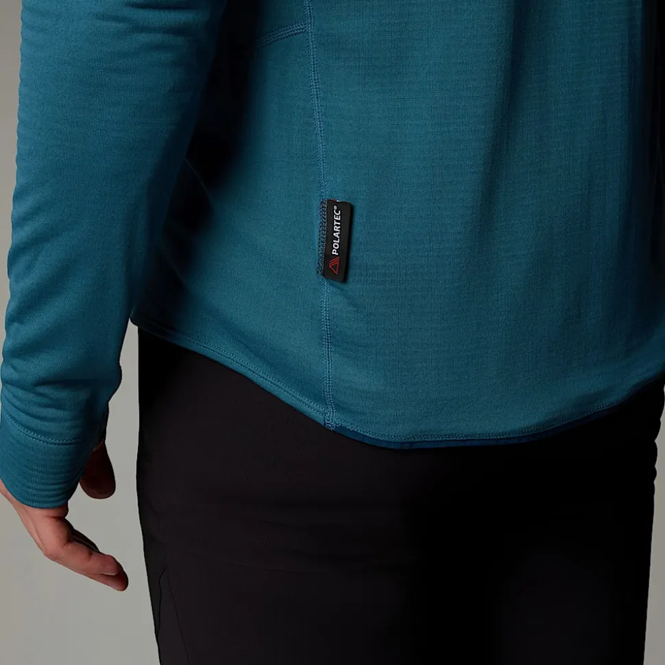 Sale The North Face Bolt Polartec® Jakke Med Hætte Til Herrer Mallard Blue-Midnight Petrol