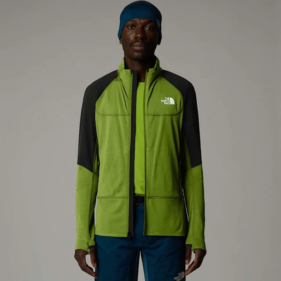 Cheap The North Face Bolt Polartec® Power Grid™ Jakke Til Herrer Oak Green-TNF Black