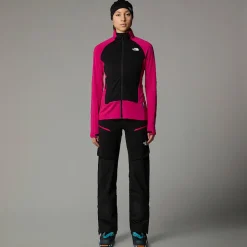Hot The North Face Bolt Polartec® Power Grid™ Jakke Til Damer PINK PRIMROSE/TNF WHITE