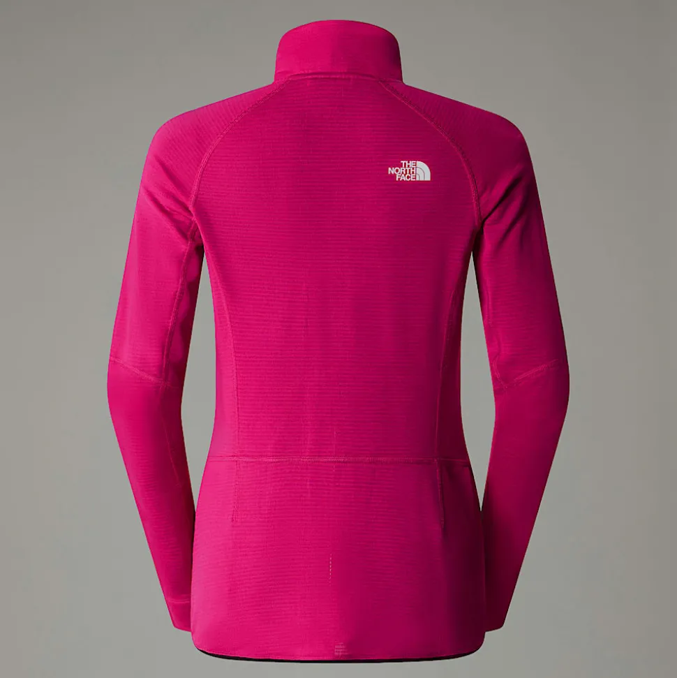 Hot The North Face Bolt Polartec® Power Grid™ Jakke Til Damer PINK PRIMROSE/TNF WHITE