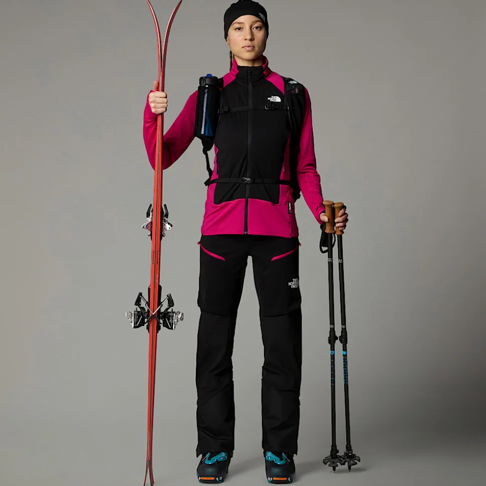 Hot The North Face Bolt Polartec® Power Grid™ Jakke Til Damer PINK PRIMROSE/TNF WHITE