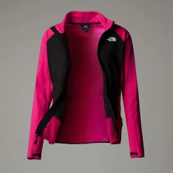 Hot The North Face Bolt Polartec® Power Grid™ Jakke Til Damer PINK PRIMROSE/TNF WHITE