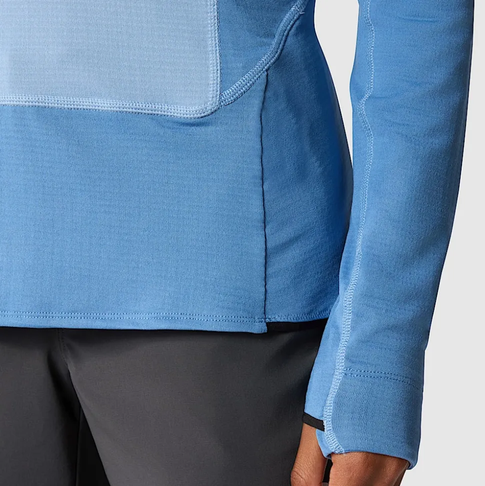 Flash Sale The North Face Bolt Polartec® Power Grid™ Pull-On Jakke Til Damer Indigo Stone-Steel Blue
