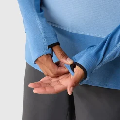 Flash Sale The North Face Bolt Polartec® Power Grid™ Pull-On Jakke Til Damer Indigo Stone-Steel Blue