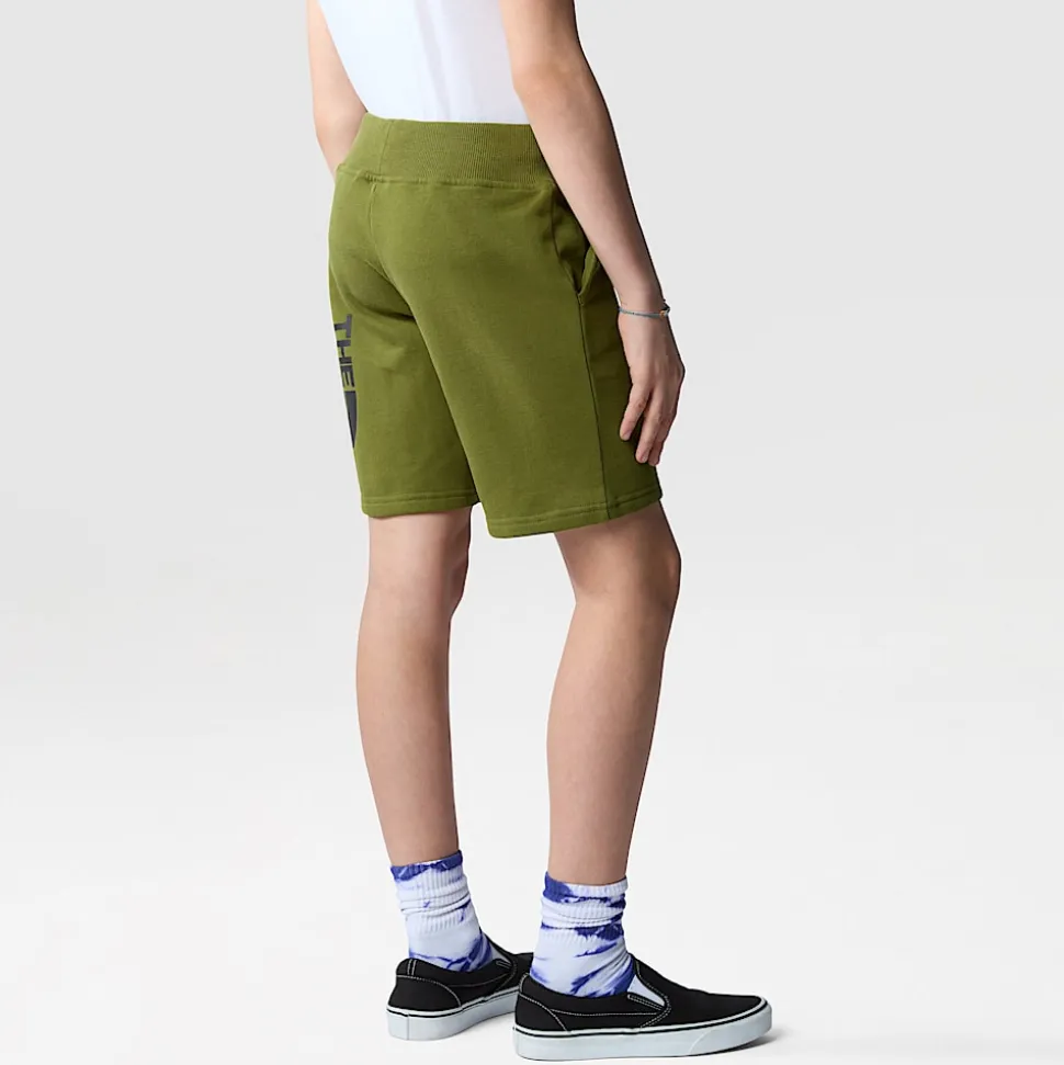New The North Face Bomuldsshorts Til Drenge Forest Olive