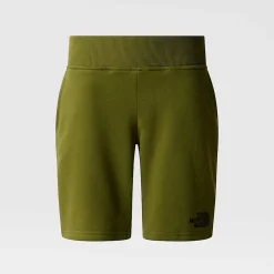 New The North Face Bomuldsshorts Til Drenge Forest Olive