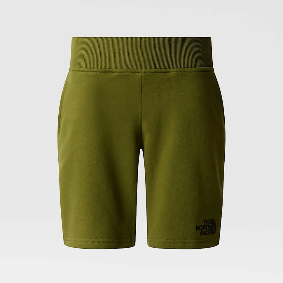 New The North Face Bomuldsshorts Til Drenge Forest Olive