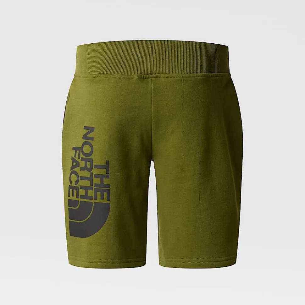 New The North Face Bomuldsshorts Til Drenge Forest Olive