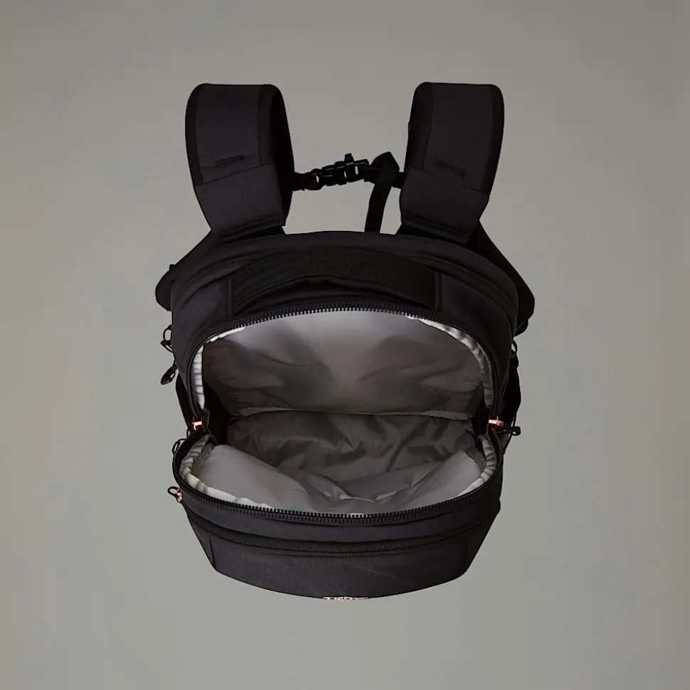 Sale The North Face Borealis Rygsæk Til Damer TNF Black Heather-Burnt Coral Metallic-NPF