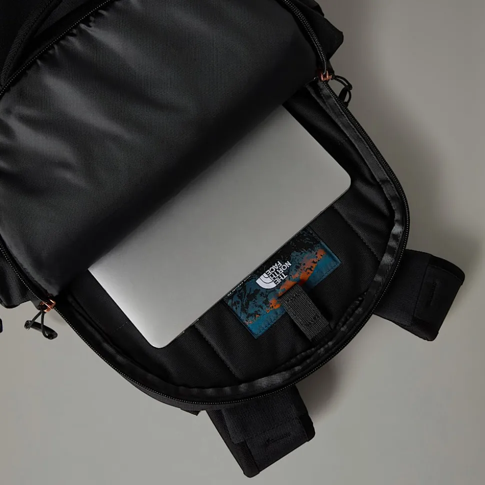 Sale The North Face Borealis Rygsæk Til Damer TNF Black Heather-Burnt Coral Metallic-NPF