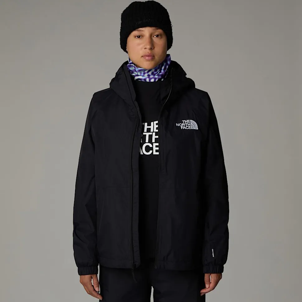 Store The North Face Build Up Jakke Til Damer TNF Black-NPF