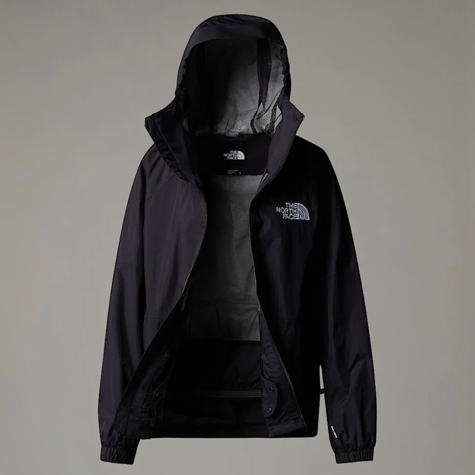 Store The North Face Build Up Jakke Til Damer TNF Black-NPF