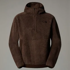 Sale The North Face Campshire Fleece Hættetrøje Til Herrer Smokey Brown-Demitasse Brown