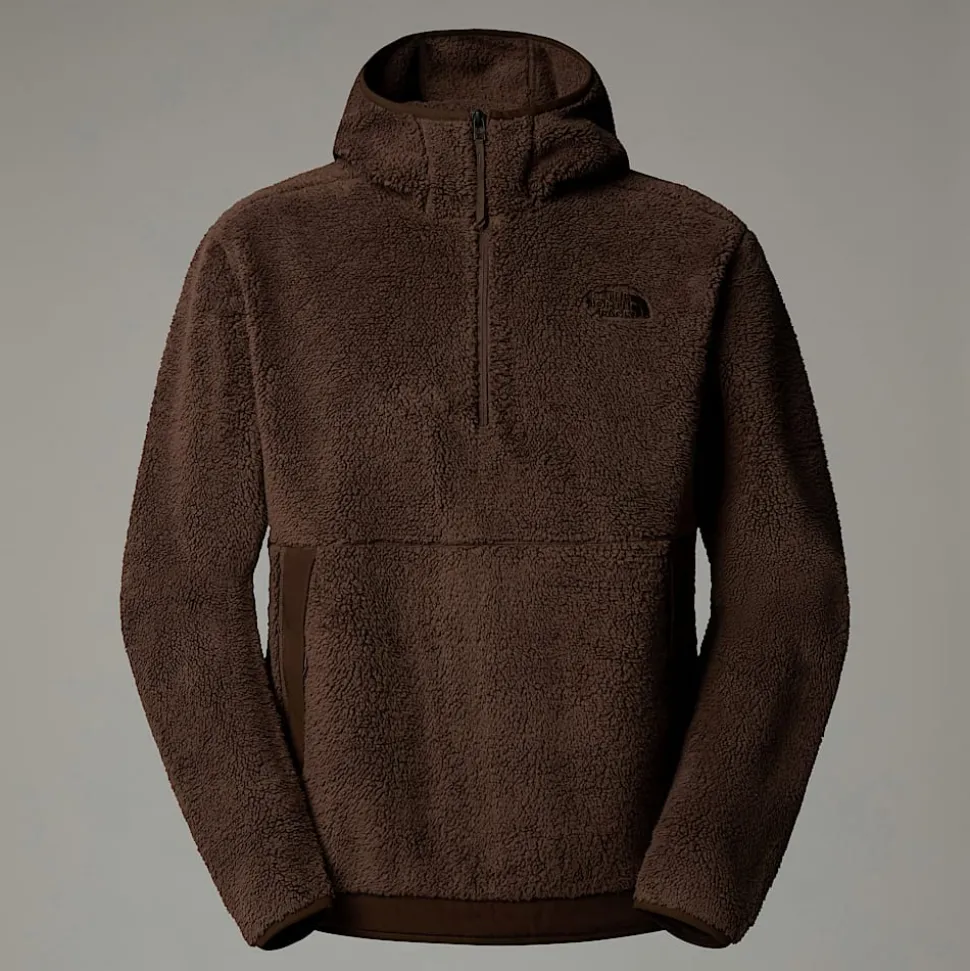 Sale The North Face Campshire Fleece Hættetrøje Til Herrer Smokey Brown-Demitasse Brown