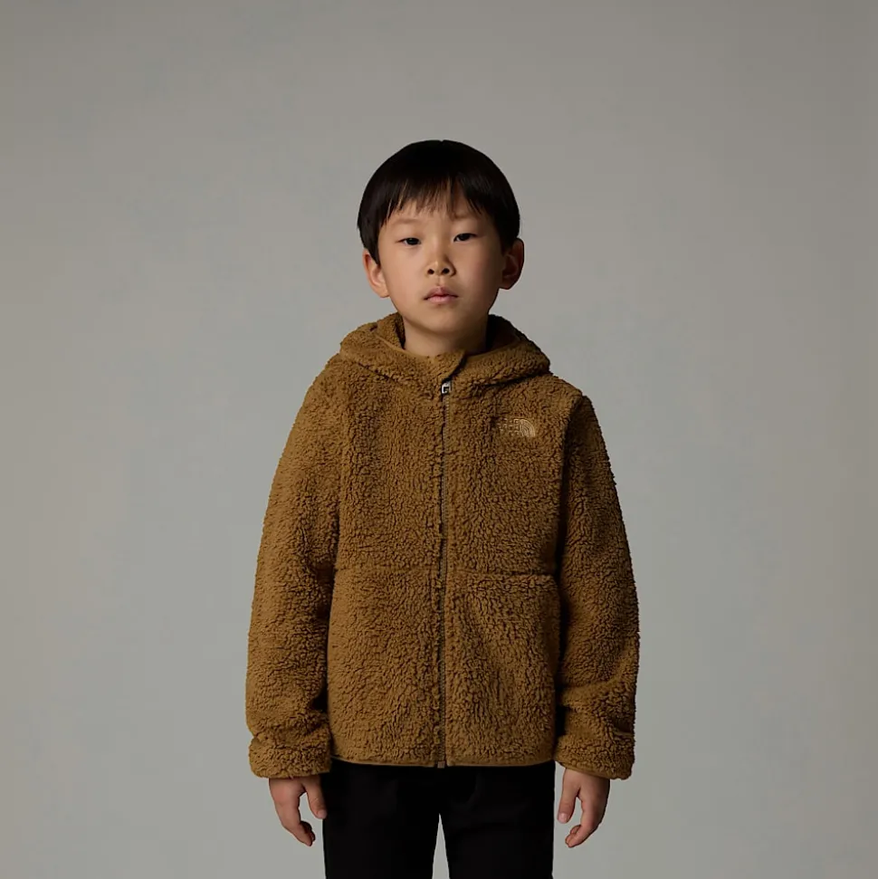 Store The North Face Campshire Hættetrøje Med Lynlås Til Børn UTILITY BROWN