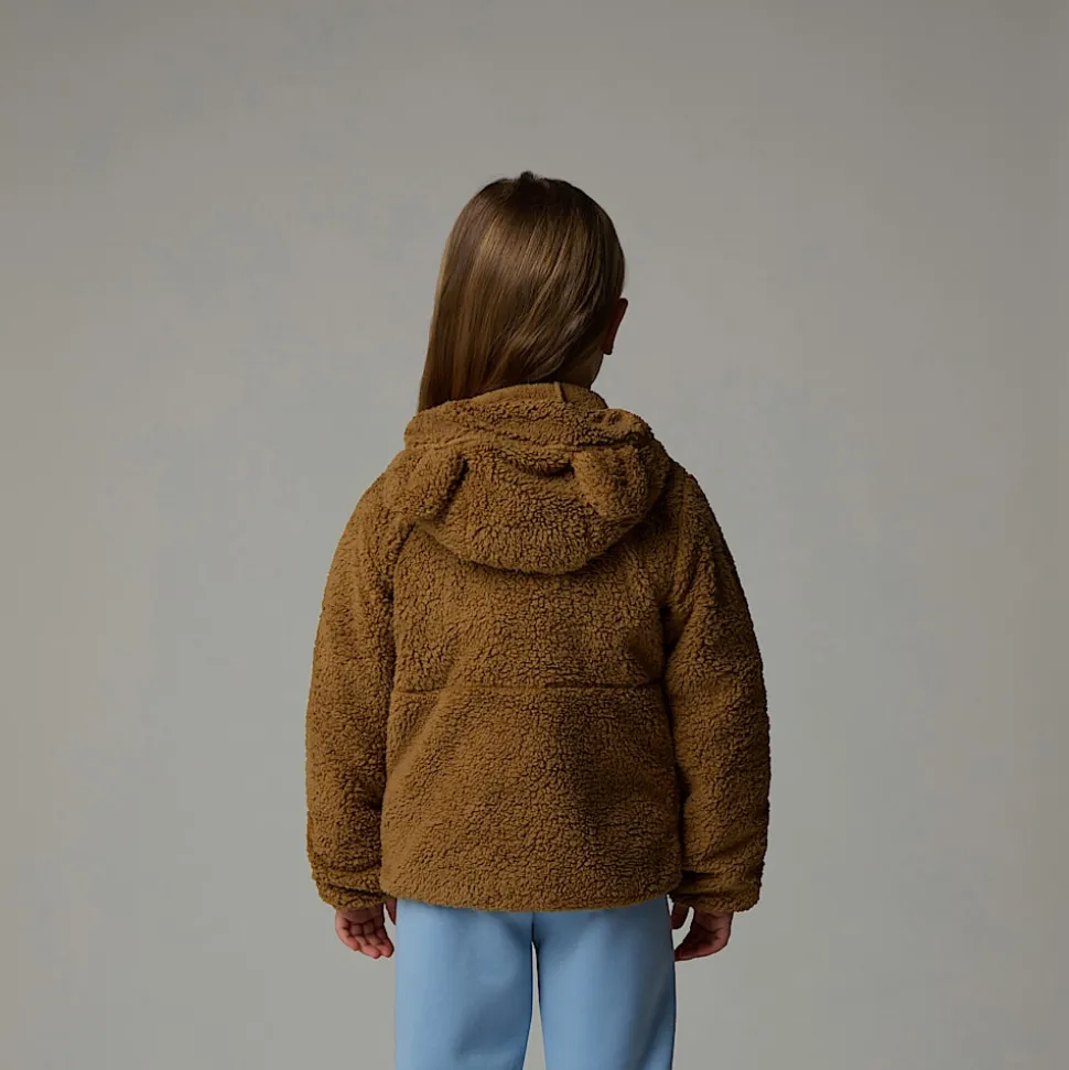 Store The North Face Campshire Hættetrøje Med Lynlås Til Børn UTILITY BROWN