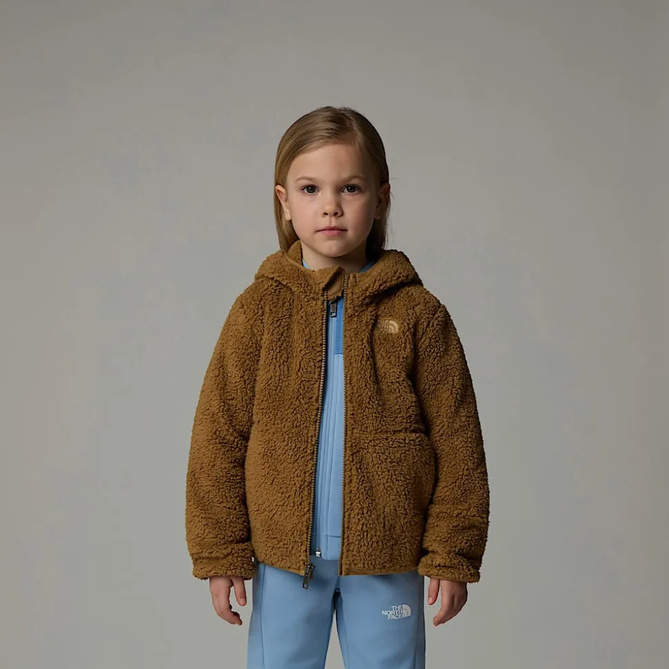 Store The North Face Campshire Hættetrøje Med Lynlås Til Børn UTILITY BROWN