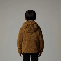 Store The North Face Campshire Hættetrøje Med Lynlås Til Børn UTILITY BROWN