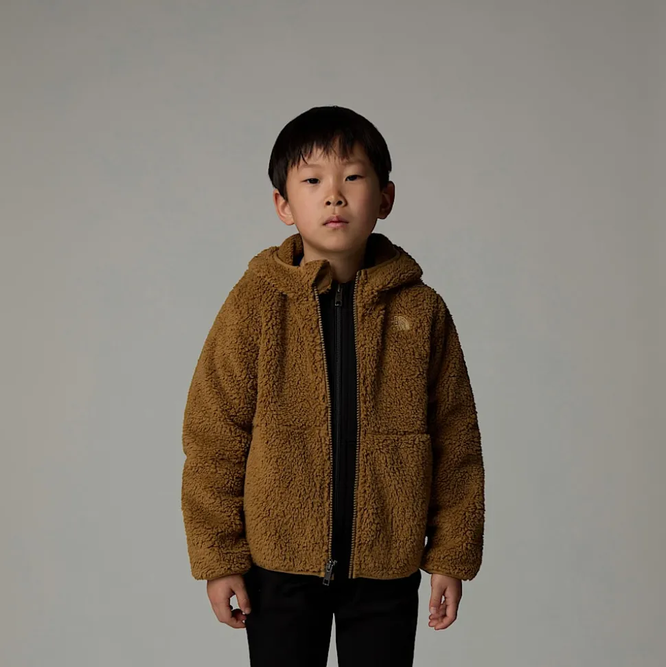 Store The North Face Campshire Hættetrøje Med Lynlås Til Børn UTILITY BROWN