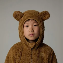 Store The North Face Campshire Hættetrøje Med Lynlås Til Børn UTILITY BROWN