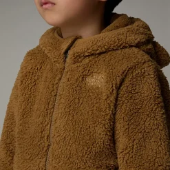 Store The North Face Campshire Hættetrøje Med Lynlås Til Børn UTILITY BROWN