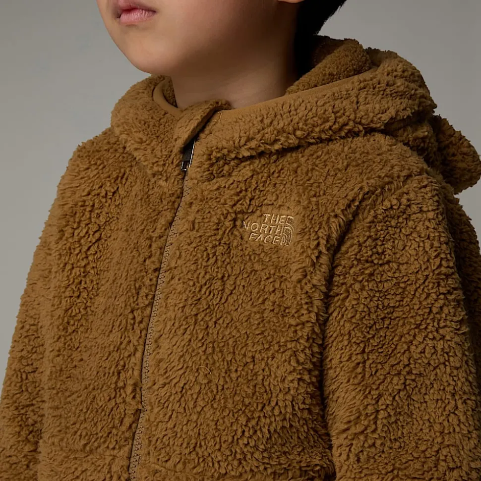 Store The North Face Campshire Hættetrøje Med Lynlås Til Børn UTILITY BROWN