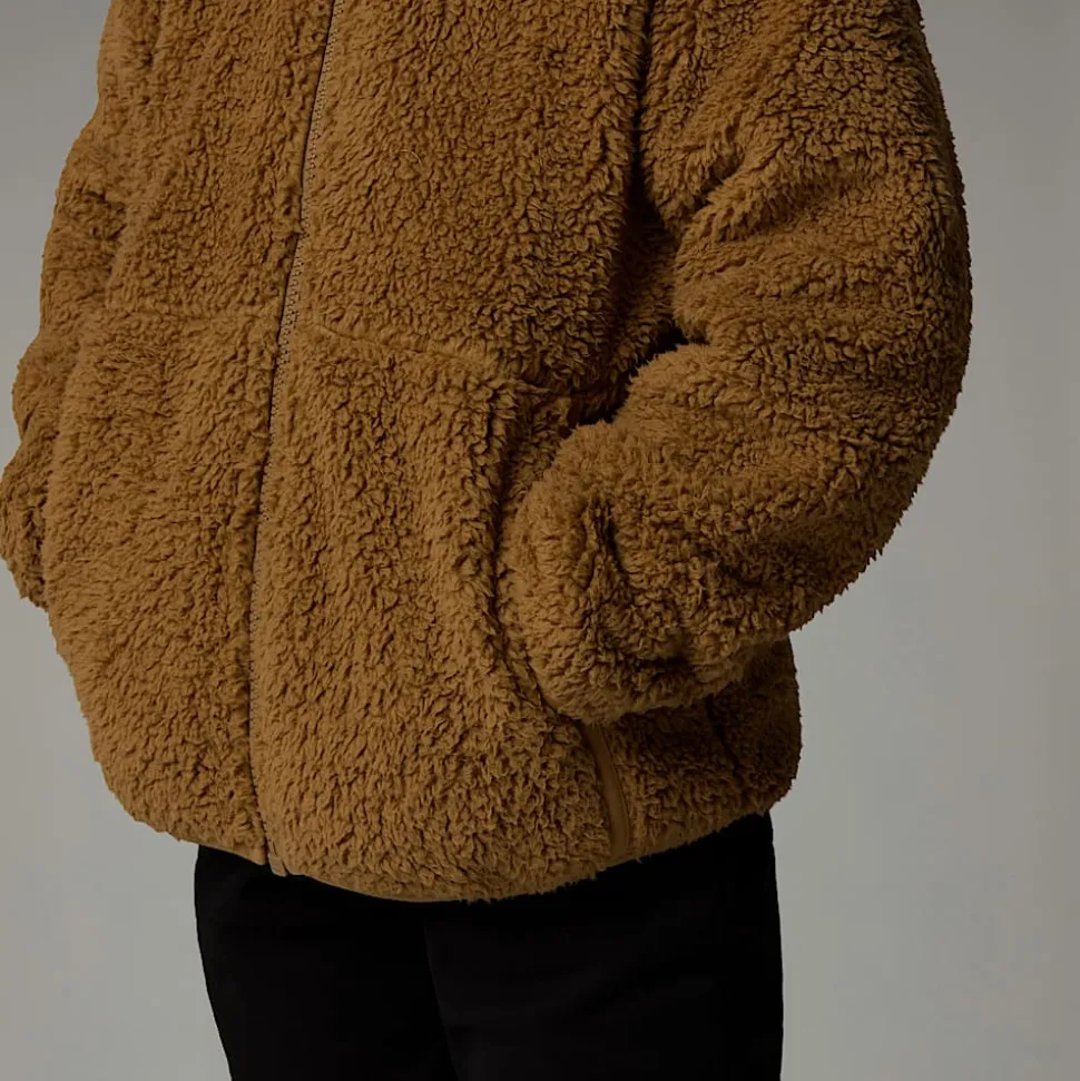 Store The North Face Campshire Hættetrøje Med Lynlås Til Børn UTILITY BROWN