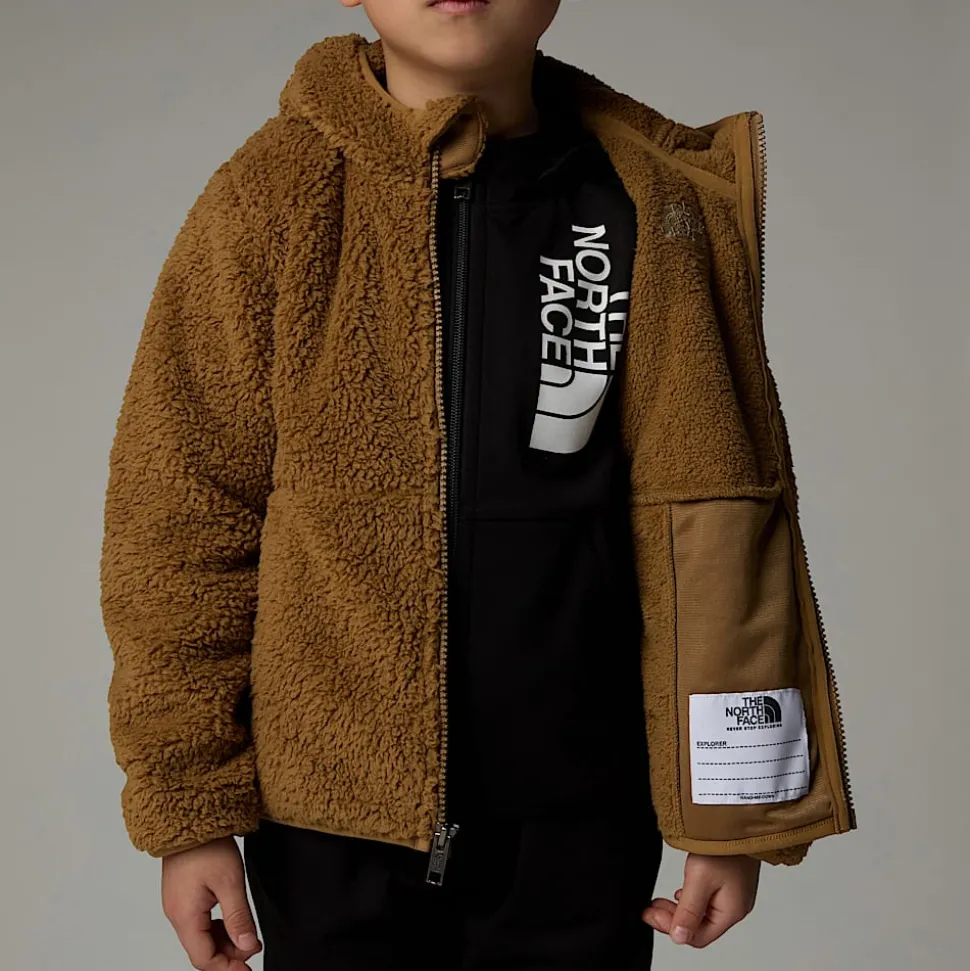 Store The North Face Campshire Hættetrøje Med Lynlås Til Børn UTILITY BROWN