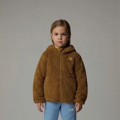 Store The North Face Campshire Hættetrøje Med Lynlås Til Børn UTILITY BROWN