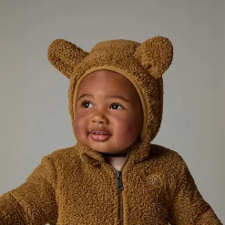 Fashion The North Face Campshire Hættetrøje Med Lynlås Til Baby UTILITY BROWN