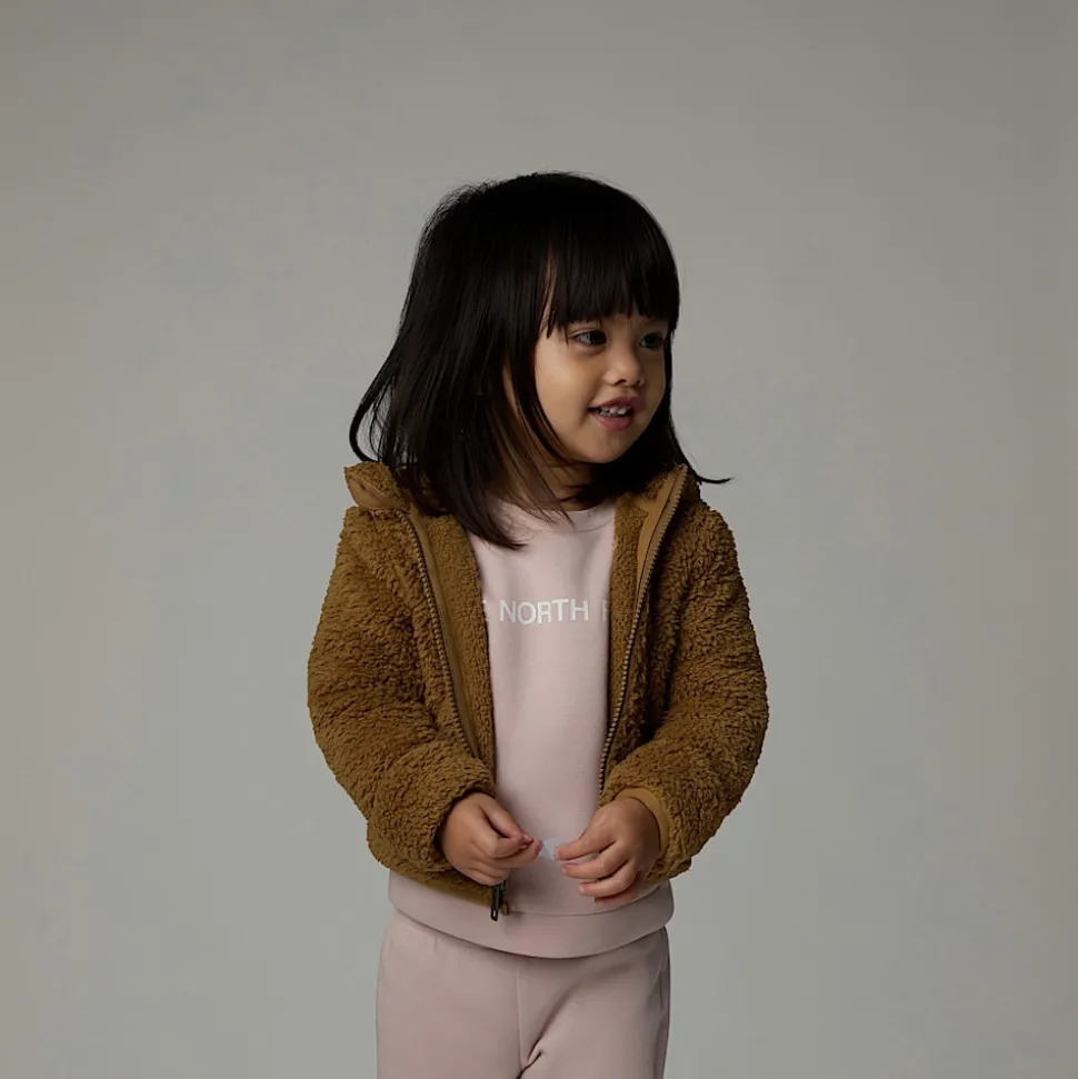 Fashion The North Face Campshire Hættetrøje Med Lynlås Til Baby UTILITY BROWN