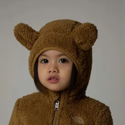 Fashion The North Face Campshire Hættetrøje Med Lynlås Til Baby UTILITY BROWN