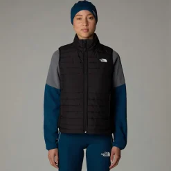 Outlet The North Face Canyonlands Hybrid Vest Til Damer TNF Black-NPF