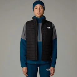 Outlet The North Face Canyonlands Hybrid Vest Til Damer TNF Black-NPF