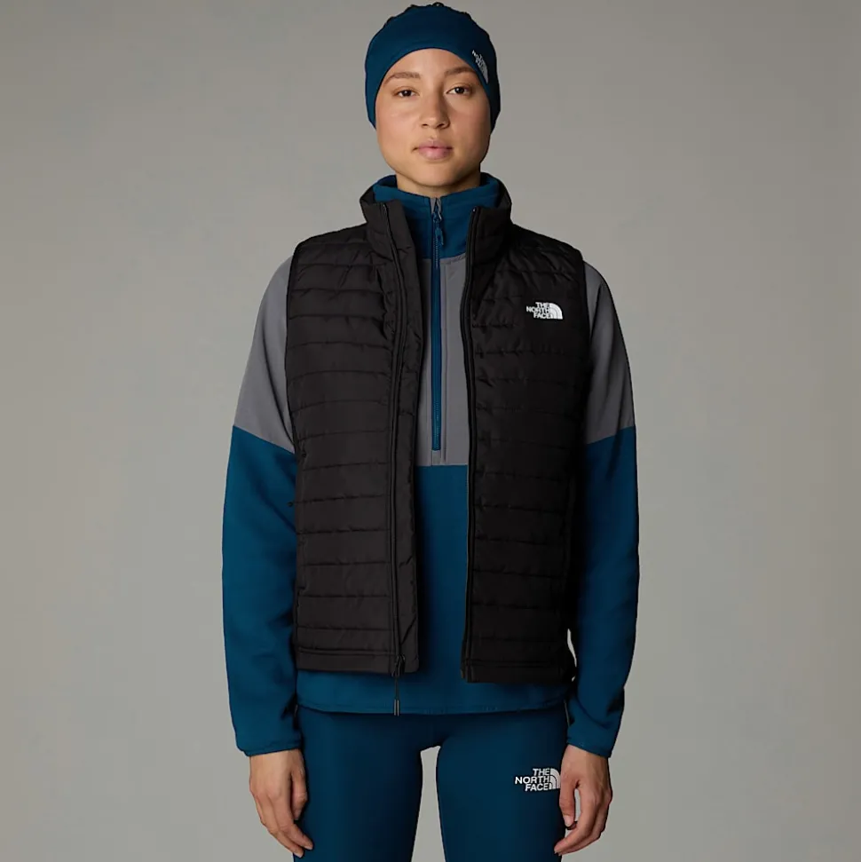 Outlet The North Face Canyonlands Hybrid Vest Til Damer TNF Black-NPF