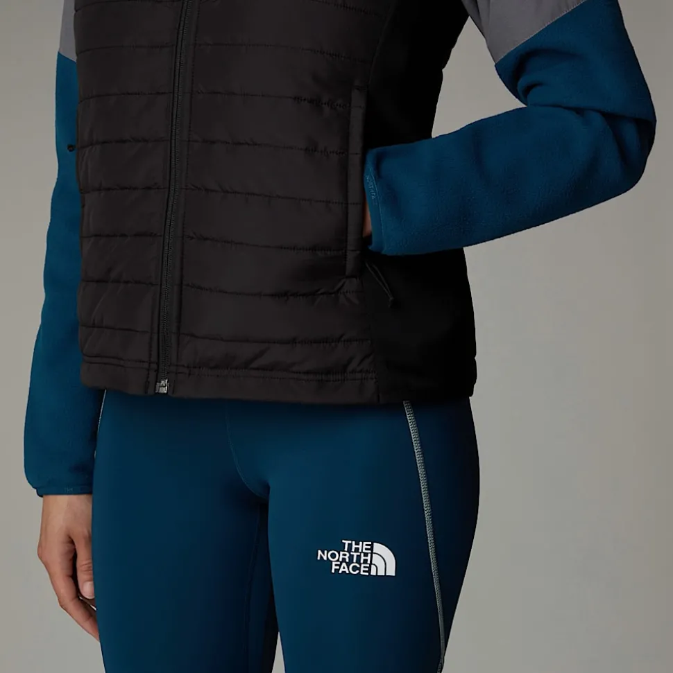 Outlet The North Face Canyonlands Hybrid Vest Til Damer TNF Black-NPF