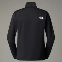 Flash Sale The North Face Cap Rock Fleecejakke Med Lynlås Til Herrer TNF Black