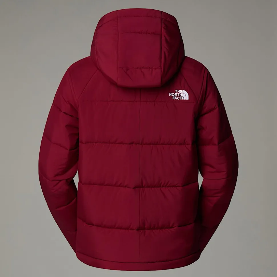 New The North Face Circular Synthetic Jakke Med Hætte Til Damer Beetroot
