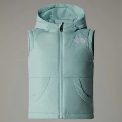 Clearance The North Face Circular Vest Med Hætte Til Børn Muted Pine