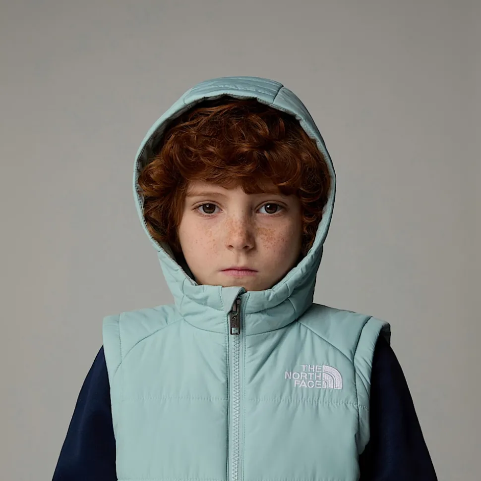 Clearance The North Face Circular Vest Med Hætte Til Børn Muted Pine