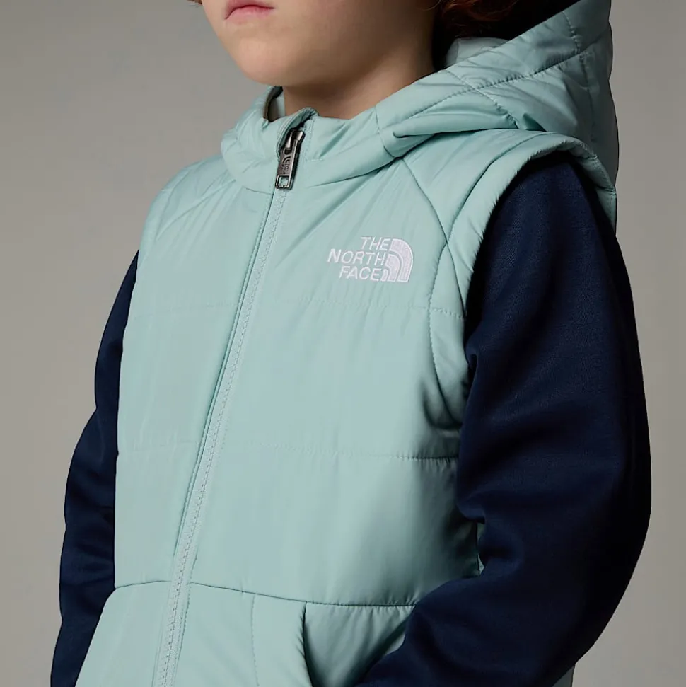 Clearance The North Face Circular Vest Med Hætte Til Børn Muted Pine