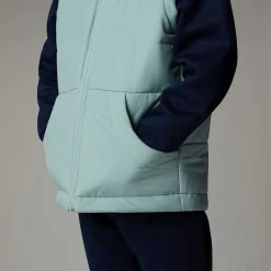 Clearance The North Face Circular Vest Med Hætte Til Børn Muted Pine