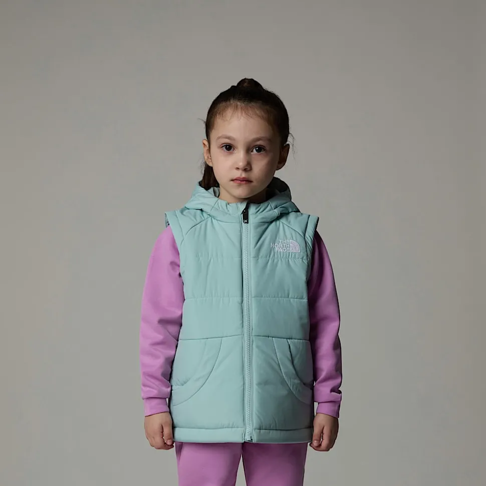 Clearance The North Face Circular Vest Med Hætte Til Børn Muted Pine